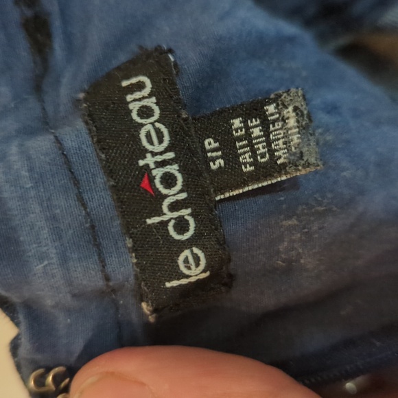 Le Chateau denim strapless tube dress, size small - Picture 4 of 4